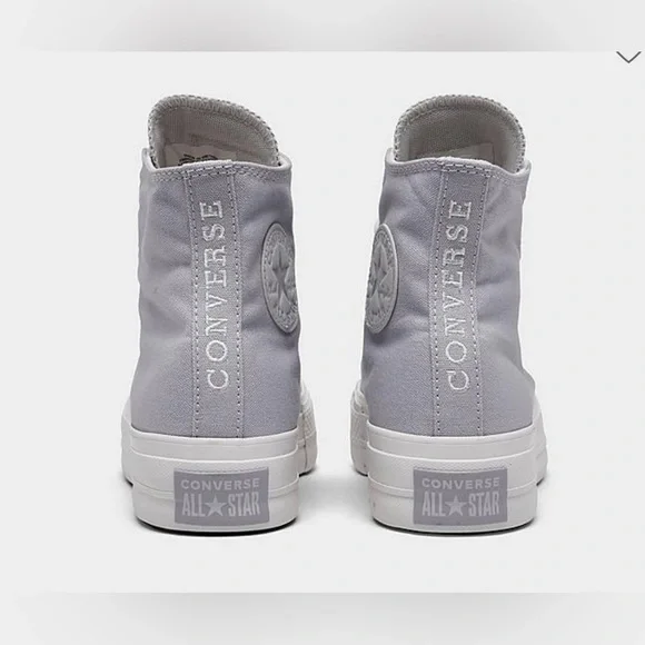 Converse Gray High-Top Sneakers - Picture 4 of 6